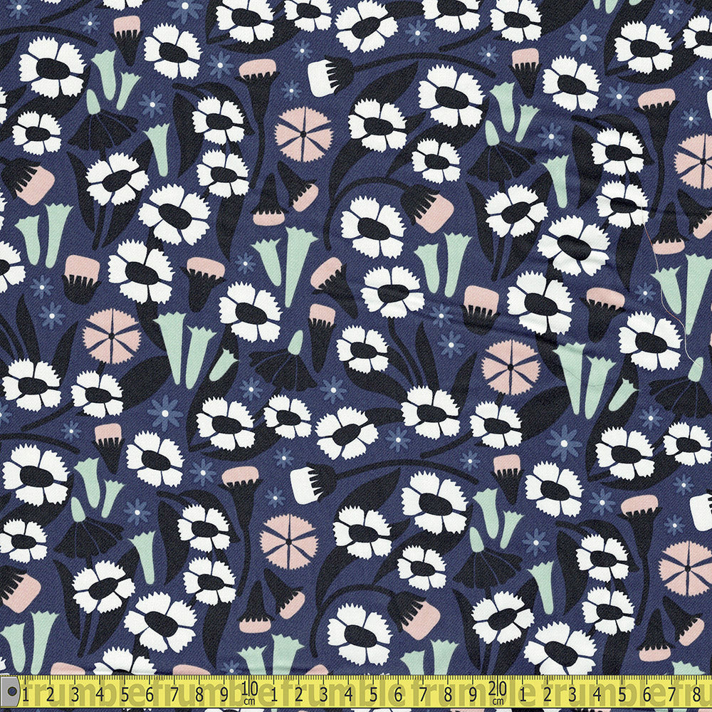 Cloud 9 Organic Cotton Sateen - Sweet Nothing - Meadow Sewing and Dressmaking Fabric