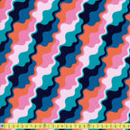 Cloud 9 Organic Cottons - Following Dreams - Happy Waves - Sewing and Dressmaking Fabric