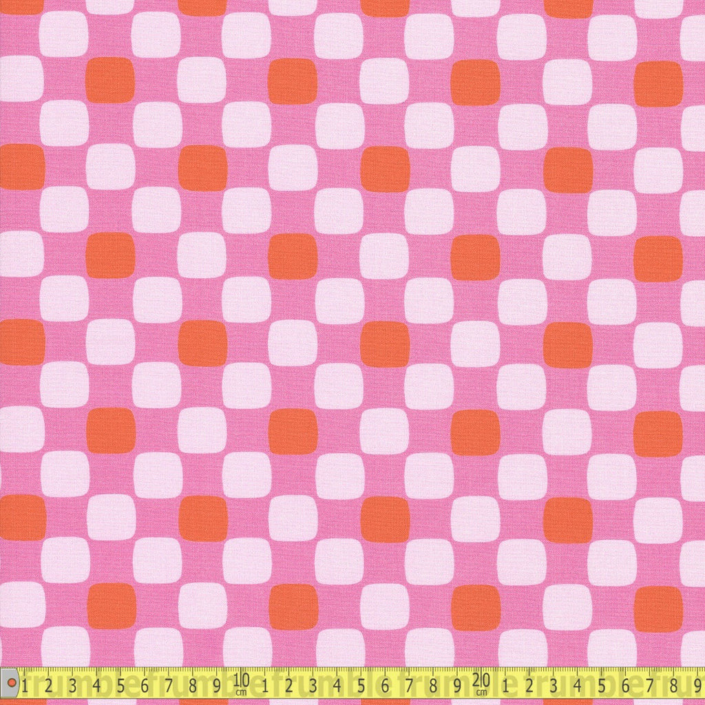 Cloud 9 Organic Cottons - Following Dreams - Marshmellow Checks - Sewing and Dressmaking Fabric