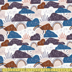 Cotton and Steel - Dear Isla - Hilltop - Waterdrop Sewing and Dressmaking Fabric