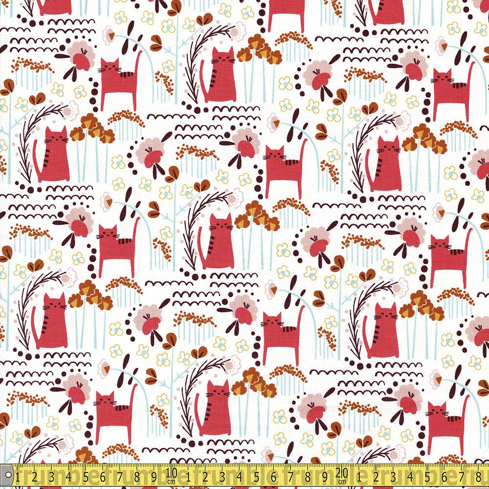 Cotton and Steel - Glory - Elsies Cat - Sunrise Sewing and Dressmaking Fabric