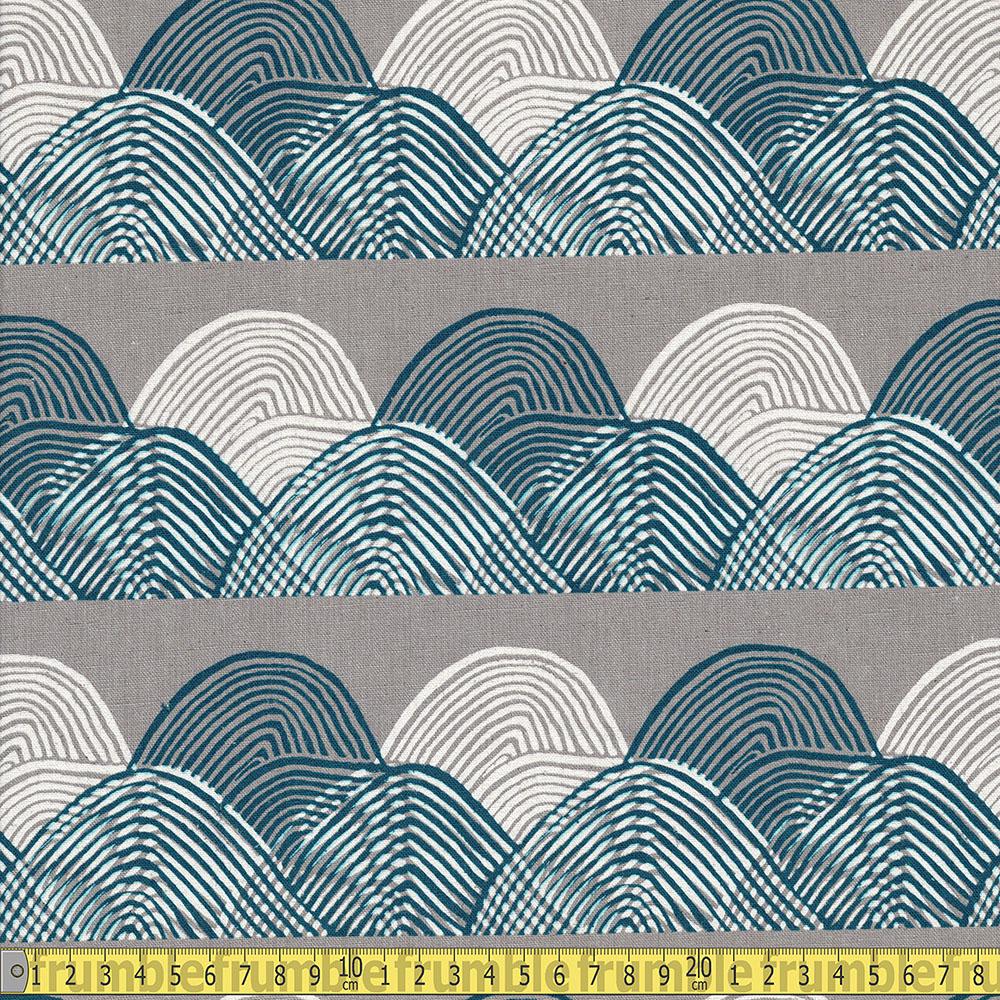 Cotton and Steel CANVAS - Imagined Landscapes - Headlands Midnight Sewing Fabric