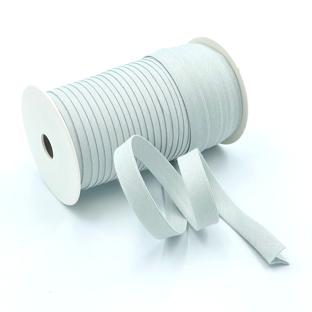 25m Reel of Plain 12mm Double Fold Bias Binding