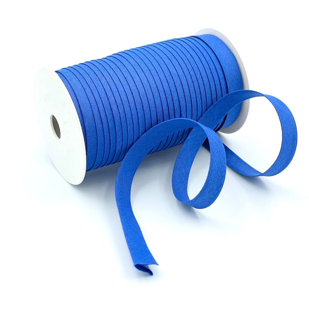 25m Reel of Plain 12mm Double Fold Bias Binding