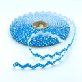 5m Roll of 15mm Polka Dot Ric Rac Bias