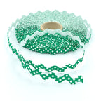 25m Reel of 15mm Polka Dot Ric Rac Bias