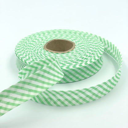 25m Reel of 18mm Stripe Bias Binding