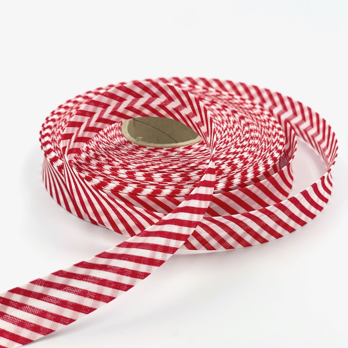 25m Reel of 18mm Stripe Bias Binding