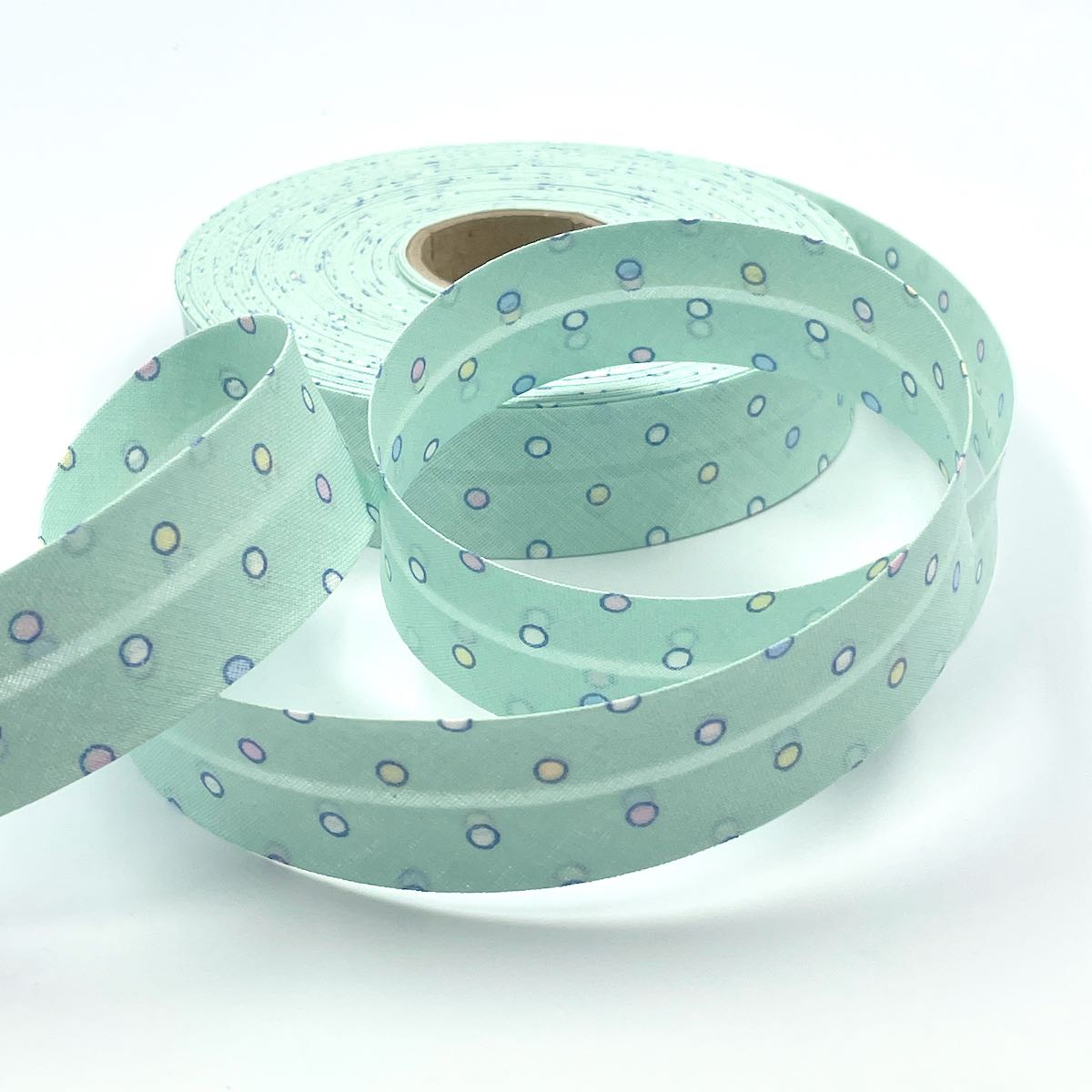 25m Reel of 25mm Bubble Dot Bias Binding