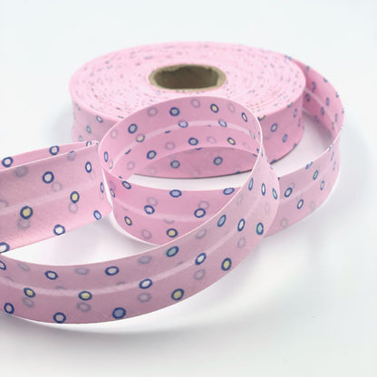 25mm Bubble Dot Bias Binding