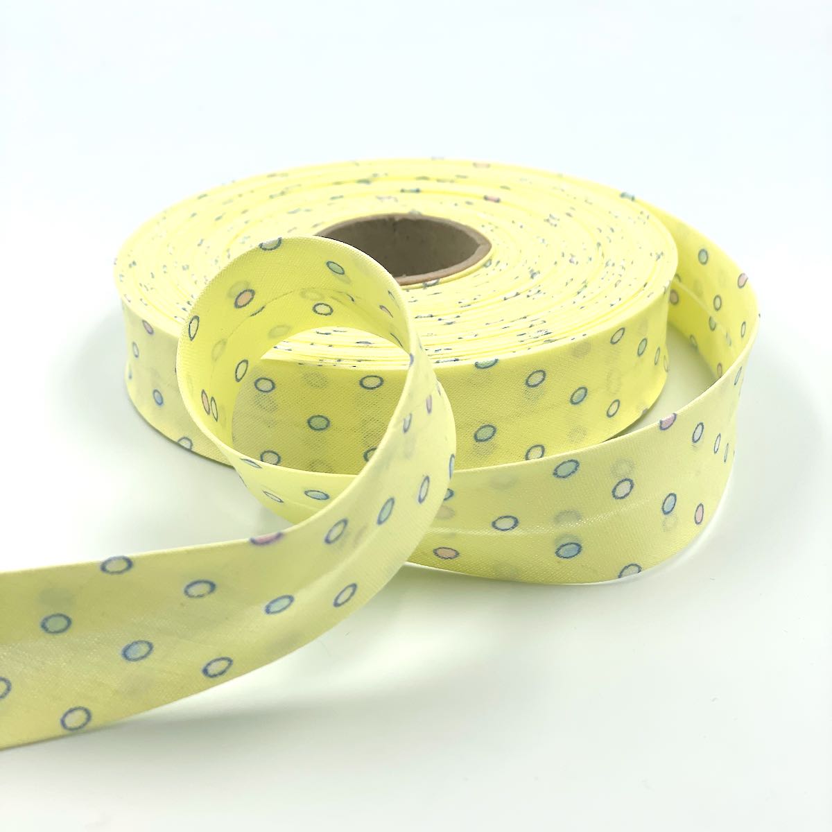 25m Reel of 25mm Bubble Dot Bias Binding