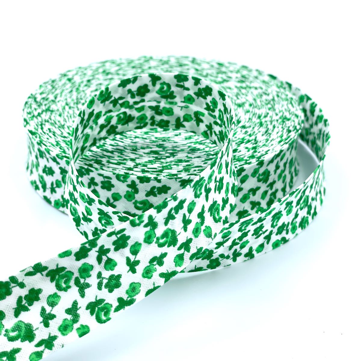 25m Reel of 25mm Floral Bias Binding