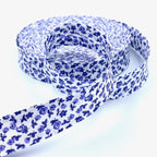 25m Reel of 25mm Floral Bias Binding