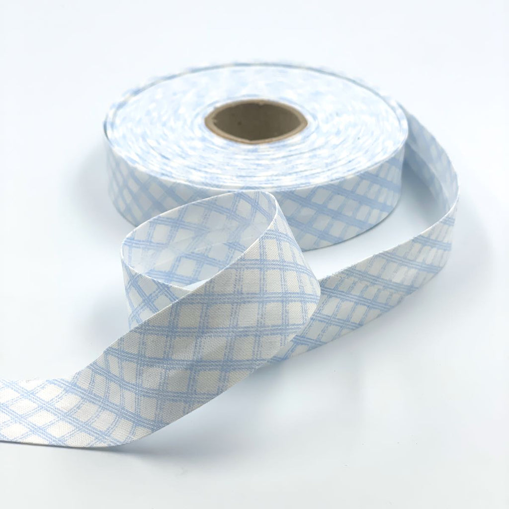 25m Reel of 25mm Grid Check Bias Binding