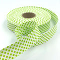 25m Reel of 25mm Reverse Polka Dot Bias Binding