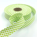25m Reel of 25mm Reverse Polka Dot Bias Binding