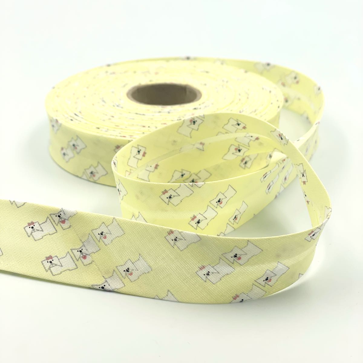 25mm Scottie Dog Bias Binding