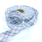 25m Reel of 25mm Tartan Check Bias Binding