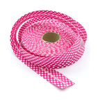25m Reel of 30mm Gingham Bias Binding
