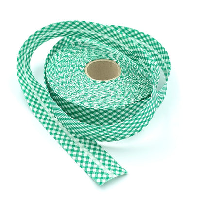 30mm Gingham Bias Binding