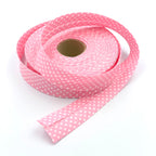 25m Reel of 30mm Polka Dot Bias Binding
