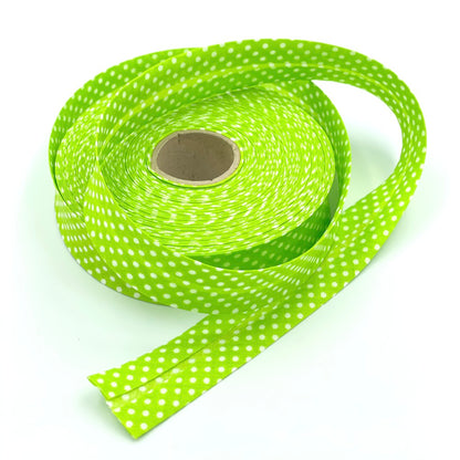 30mm Polka Dot Bias Binding