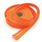 25m Reel of 30mm Polka Dot Bias Binding