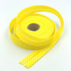 25m Reel of 30mm Polka Dot Bias Binding