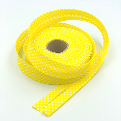 30mm Polka Dot Bias Binding