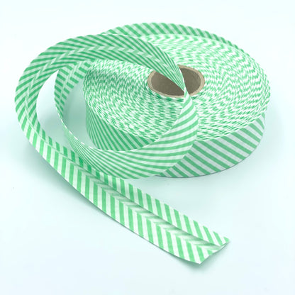 25m Reel of 30mm Stripe Bias Binding