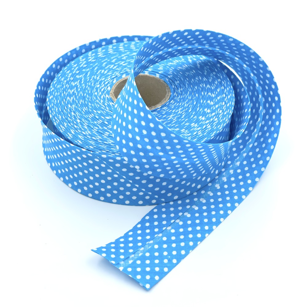 40mm Polka Dot Bias Binding