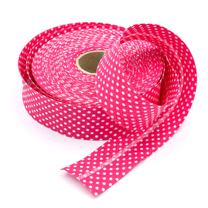 40mm Polka Dot Bias Binding