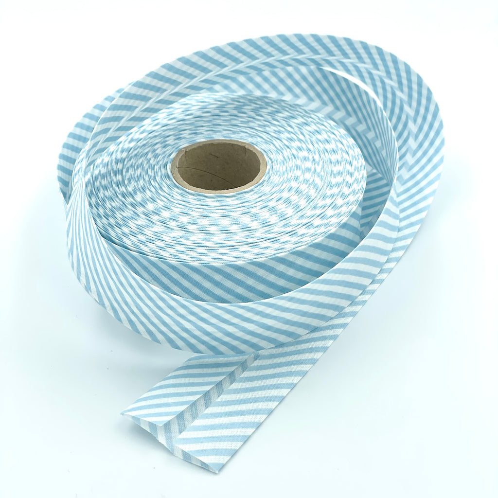 25m Reel of 40mm Stripe Bias Binding
