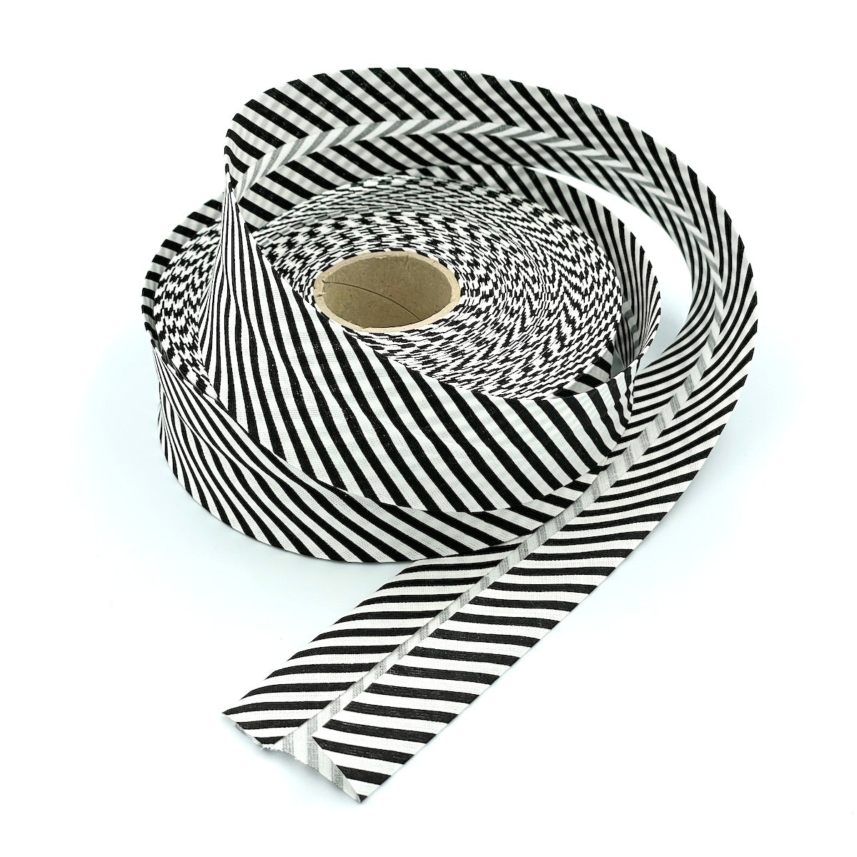 25m Reel of 40mm Stripe Bias Binding