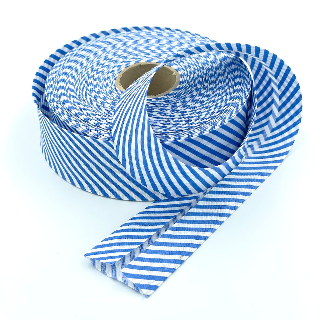 25m Reel of 40mm Stripe Bias Binding