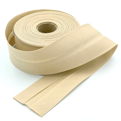 Plain 60mm Extra Wide  Bias Binding Tape (25m Reel)