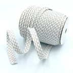5m Roll of Medium Gingham Piping Bias Binding