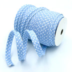 25m Reel of Medium Polka Dot Piping Bias Binding