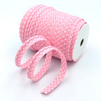 25m Reel of Medium Polka Dot Piping Bias Binding