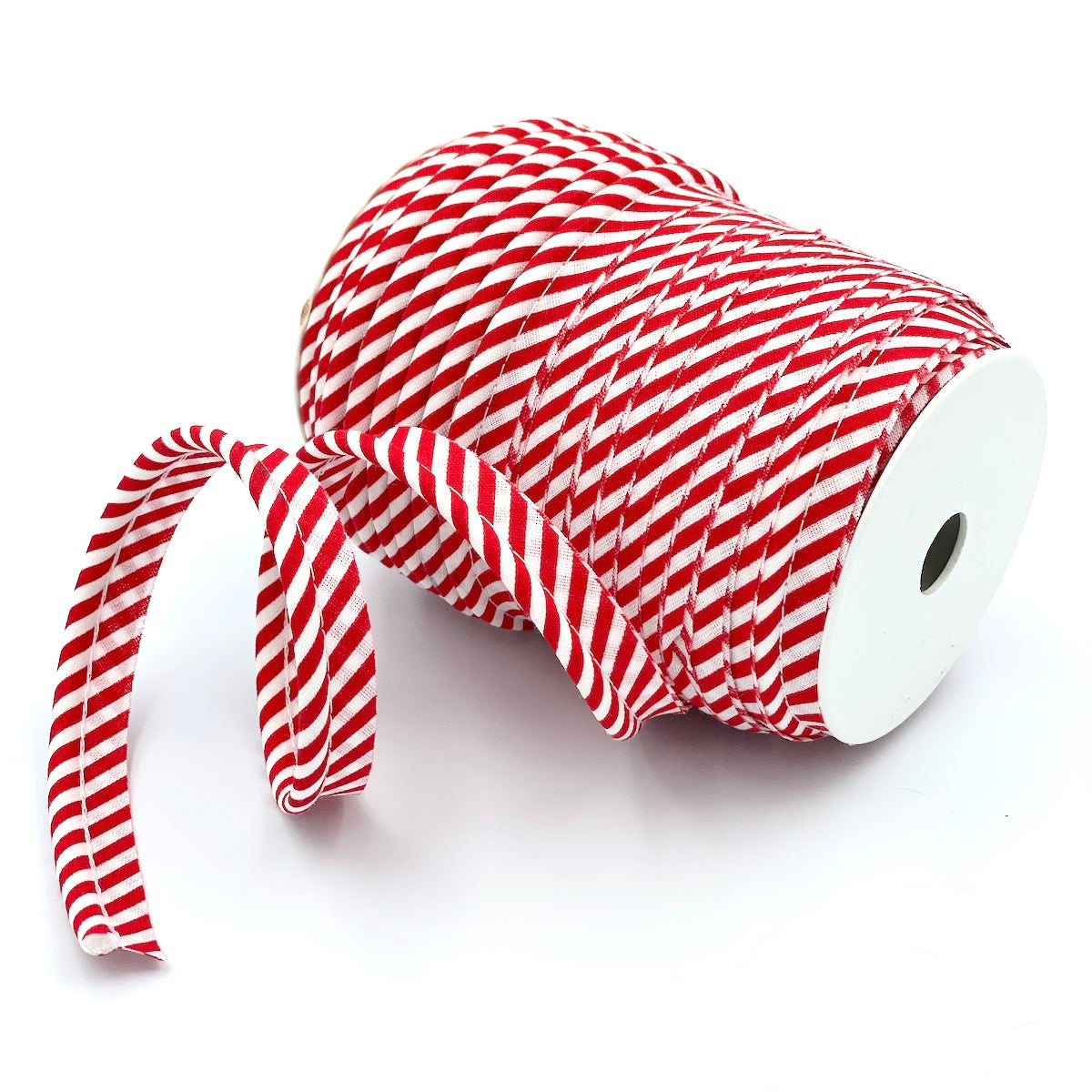 25m Reel of Medium Stripe Piping Bias Binding