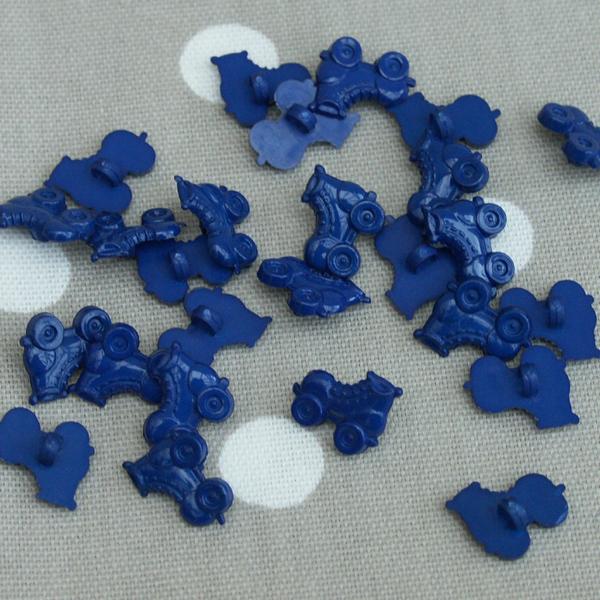 Roller Skate Sewing Buttons - Dark Blue 10 pack - Frumble Fabrics