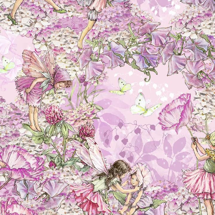 Petal Flower Fairies Pink - Frumble Fabrics