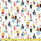 Dear Stella - BEACH DAY White - Sewing and Dressmaking Fabric