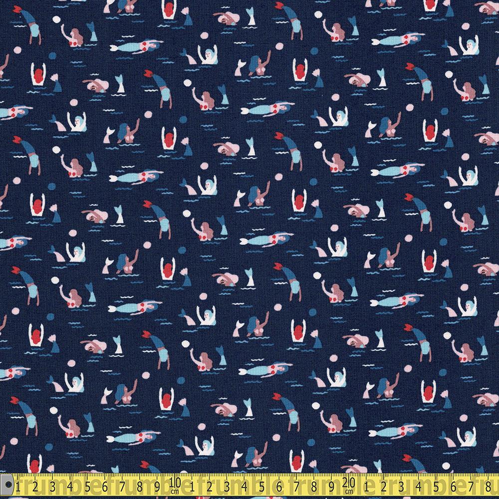 Dear Stella - Bootylicious - Ahoy Mermaids Eclipse Sewing and Dressmaking Fabric