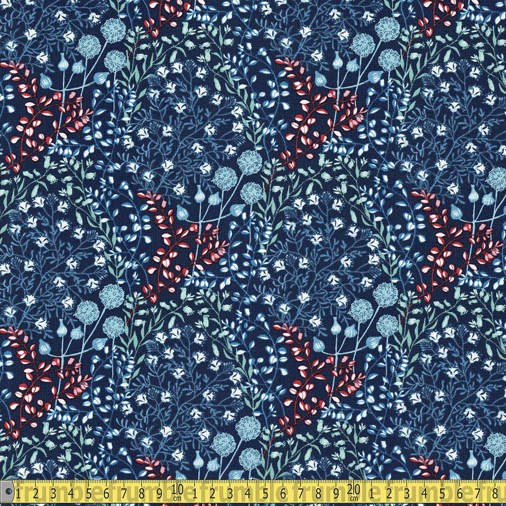 Dear Stella - Bootylicious - Seaweed Floral Eclipse Sewing and Dressmaking Fabric