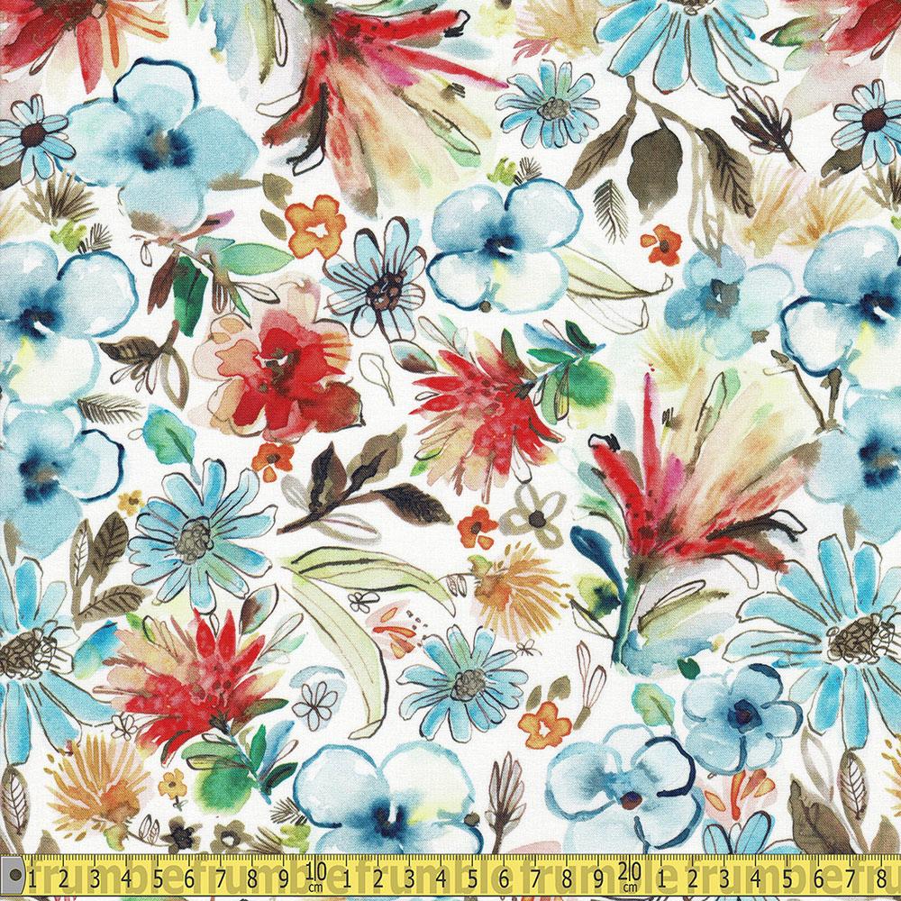 Dear Stella - Falling For You - Chiffon Garden Multi Sewing Fabric