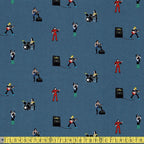 Dear Stella - Pour Some Sugar On Me - Rock Band Metal Sewing and Dressmaking Fabric