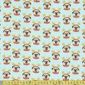 Dear Stella - Pug Life Christmas - Multi Sewing and Dressmaking Fabric