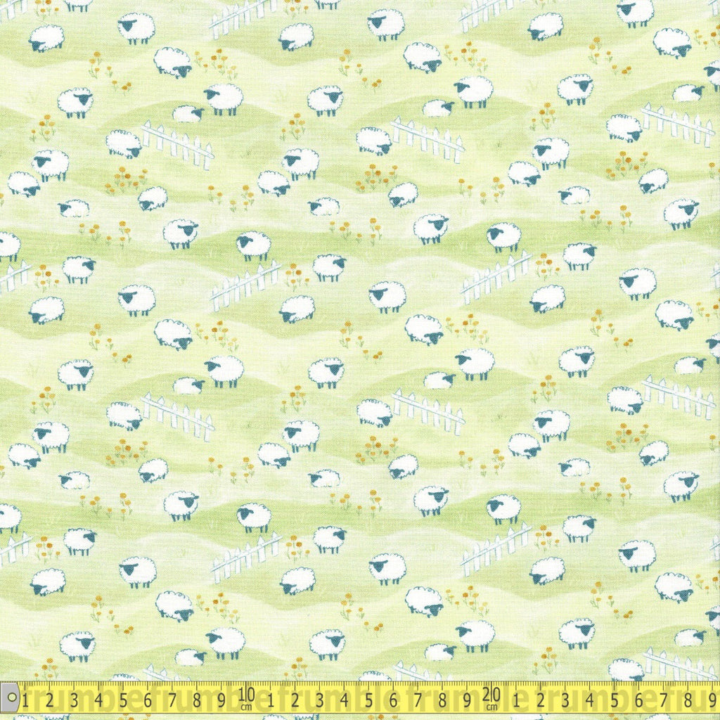 Dear Stella - SHEEPISH Green - Sewing and Dressmaking Fabric