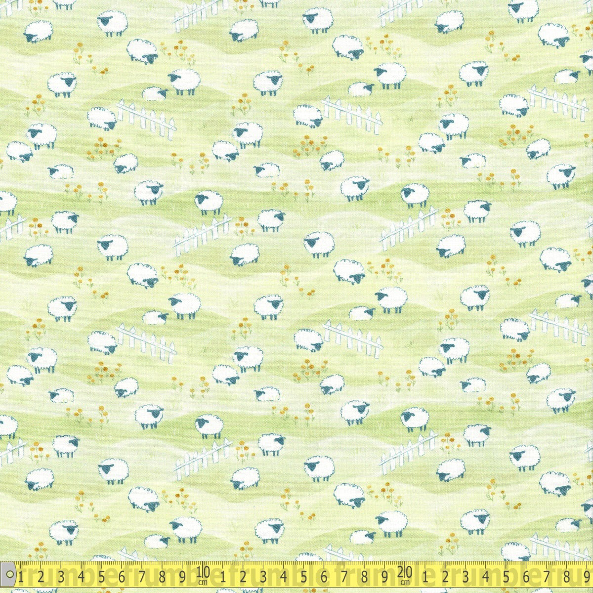 Dear Stella - SHEEPISH Green - Sewing and Dressmaking Fabric